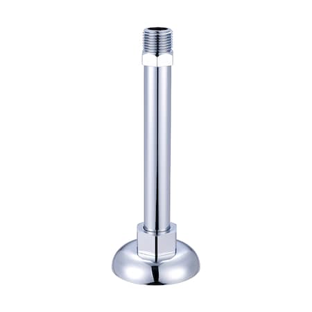 Central Brass Stand Pipe, NPT, Polished Chrome, Connection Size: 1/2" 0342-1/2